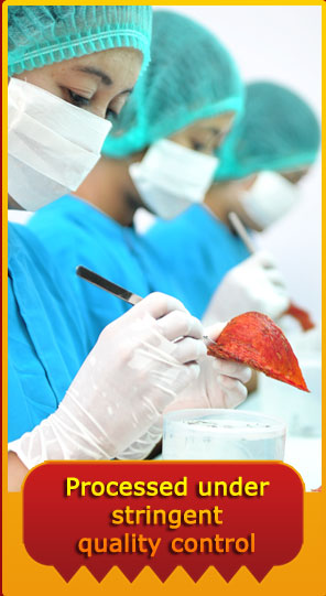 Processed under stringent quality control